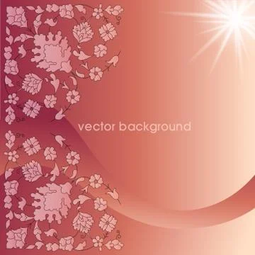 Decorative cover template Stock Illustration
