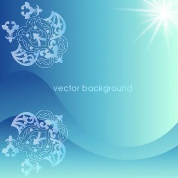 Decorative cover template Stock Illustration