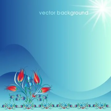 Decorative cover template Stock Illustration
