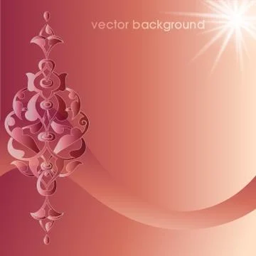 Decorative cover template Stock Illustration