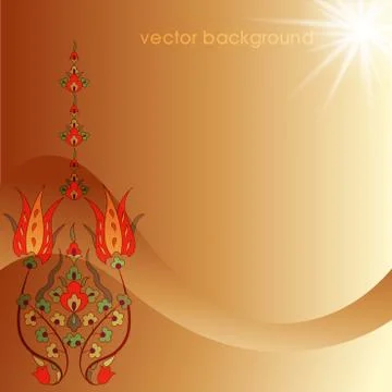 Decorative cover template Stock Illustration