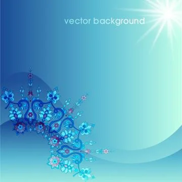 Decorative cover template Stock Illustration