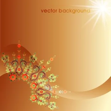 Decorative cover template Stock Illustration