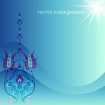 Decorative cover template Stock Illustration