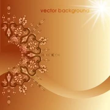Decorative cover template Stock Illustration