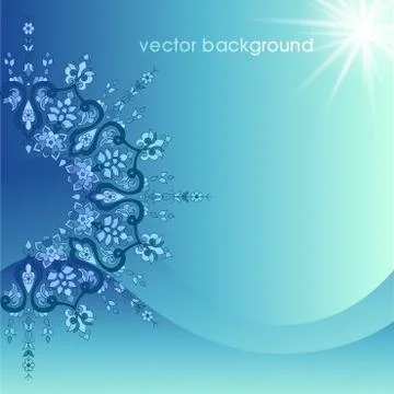 Decorative cover template Stock Illustration