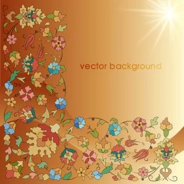Decorative cover template Stock Illustration