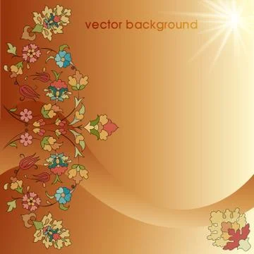 Decorative cover template Stock Illustration