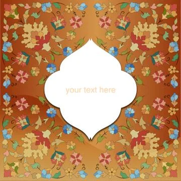 Decorative cover template Stock Illustration