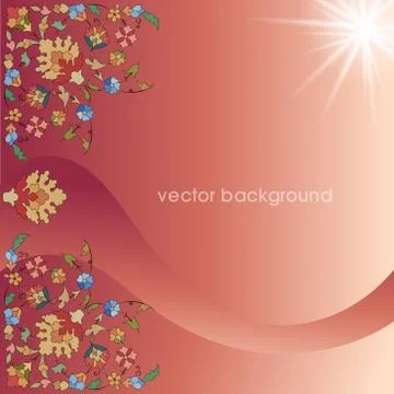 Decorative cover template Stock Illustration