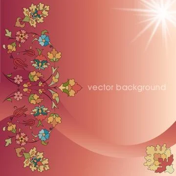 Decorative cover template Stock Illustration