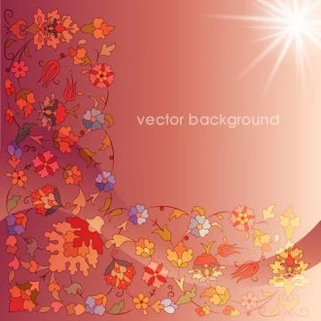 Decorative cover template Stock Illustration