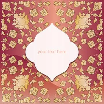 Decorative cover template Stock Illustration