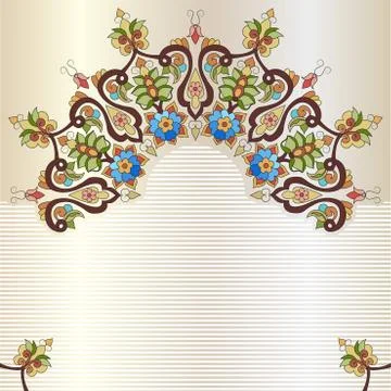 Decorative cover template Stock Illustration