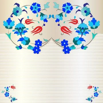 Decorative cover template Stock Illustration