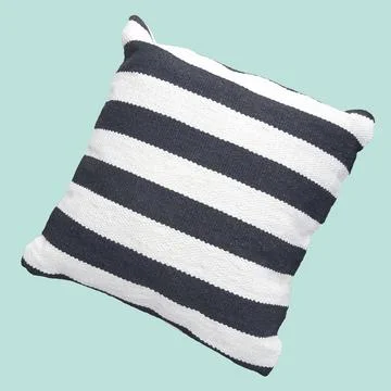 Decorative cushion with geometric pattern. Stock Illustration