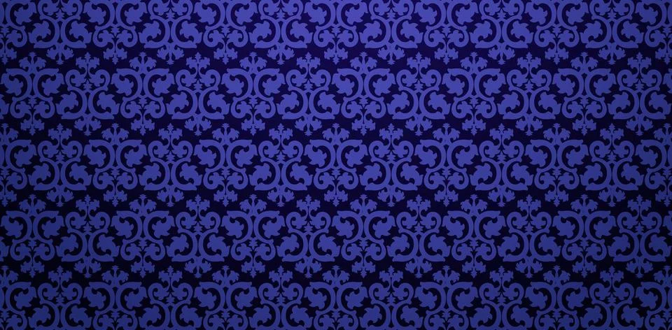 Decorative dark blue pattern Stock Illustration