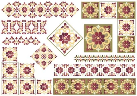 Decorative design element Stock Illustration