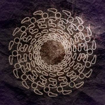 Decorative design element Illustrazione stock