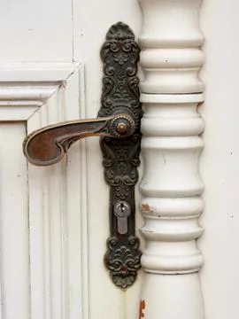Decorative door handle Stock Photos