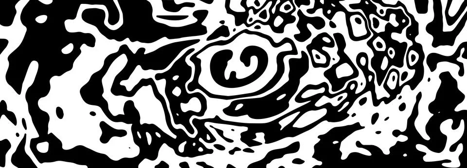 Decorative drizzle swirl pattern for home decor Stock Illustration