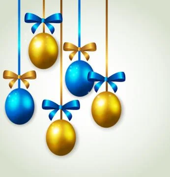 Decorative Easter background Stock Illustration