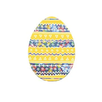 Decorative Easter egg Stock Illustration