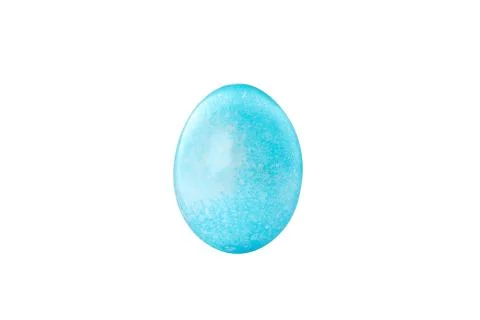 Decorative easter egg isolated on white background. Festive tradition Foto stock
