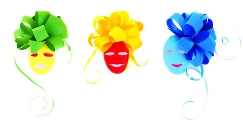 Decorative Easter eggs collection Stock Photos