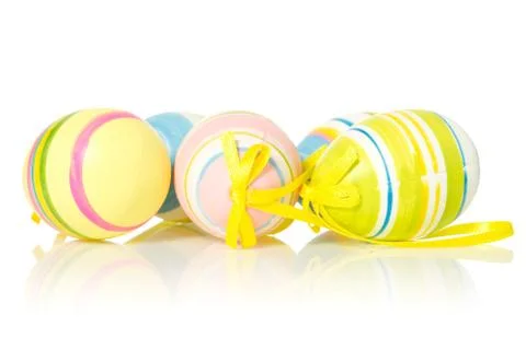 Decorative easter eggs Stock Photos