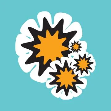 Decorative element for  blue background pattern Stock Illustration