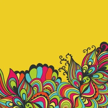 Decorative element border. abstract invitation card. template wave design for Illustrazione stock