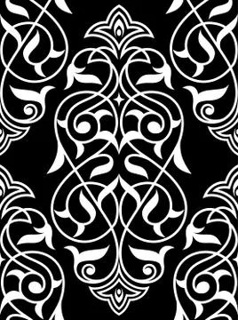 Decorative element eastern pattern Stock Illustration