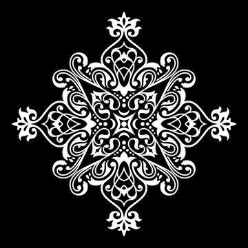 Decorative element eastern pattern. Stock Illustration