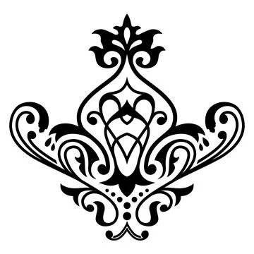 Decorative element eastern pattern. Stock Illustration