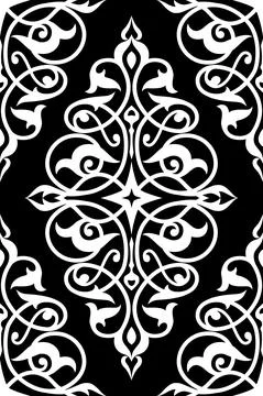 Decorative element eastern pattern. Stock Illustration