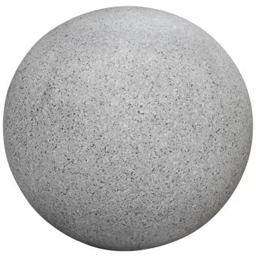Decorative element in the form of a stone ball. Stock Photos