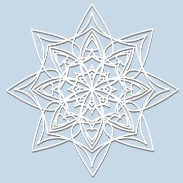 Decorative element mandala. Stock Illustration