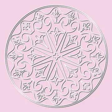 Decorative element mandala Stock Illustration