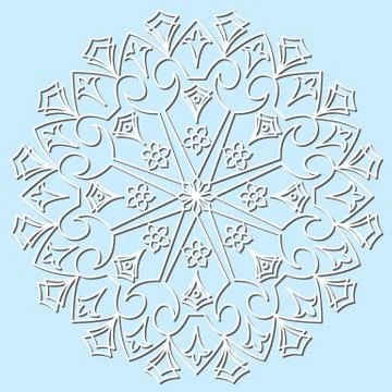 Decorative element mandala Stock Illustration