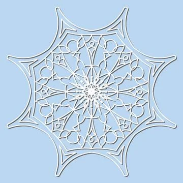 Decorative element mandala Stock Illustration