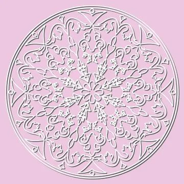 Decorative element mandala Stock Illustration