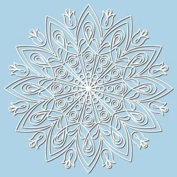 Decorative element mandala Stock Illustration