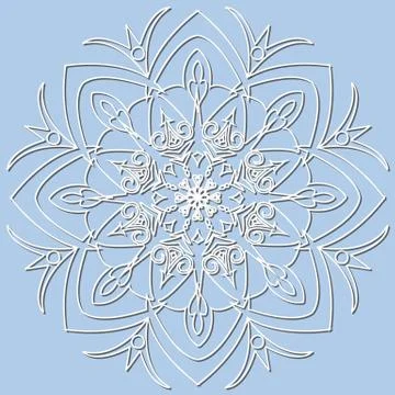 Decorative element mandala Stock Illustration