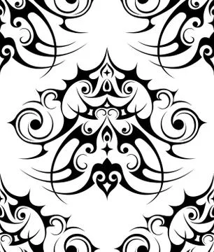 Decorative element seamless pattern Stock Illustration