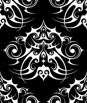 Decorative element seamless pattern Stock Illustration