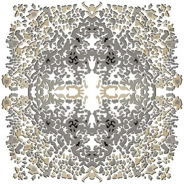 Decorative element - square, tile Stock Illustration