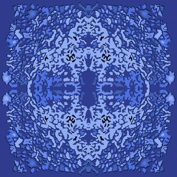 Decorative element - square, tile. Vector illustration Stock Illustration