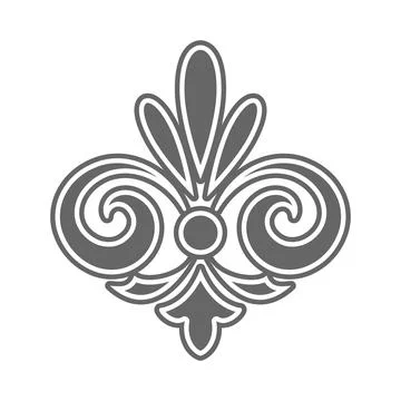 Decorative element template for decorating frames, postcards, scrapbooking an Illustrazione stock