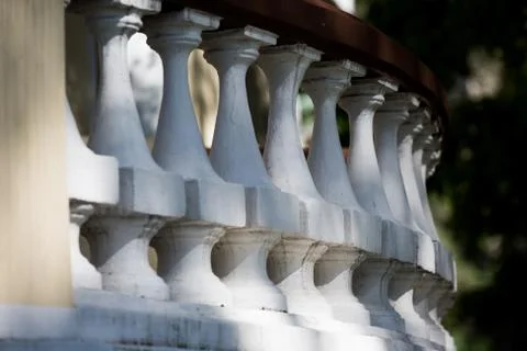 Decorative elements of an ancient building Foto stock